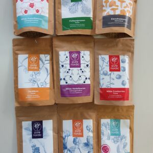 Beerenpulver, getrockenete Beeren und weiteres von Pure Nordic