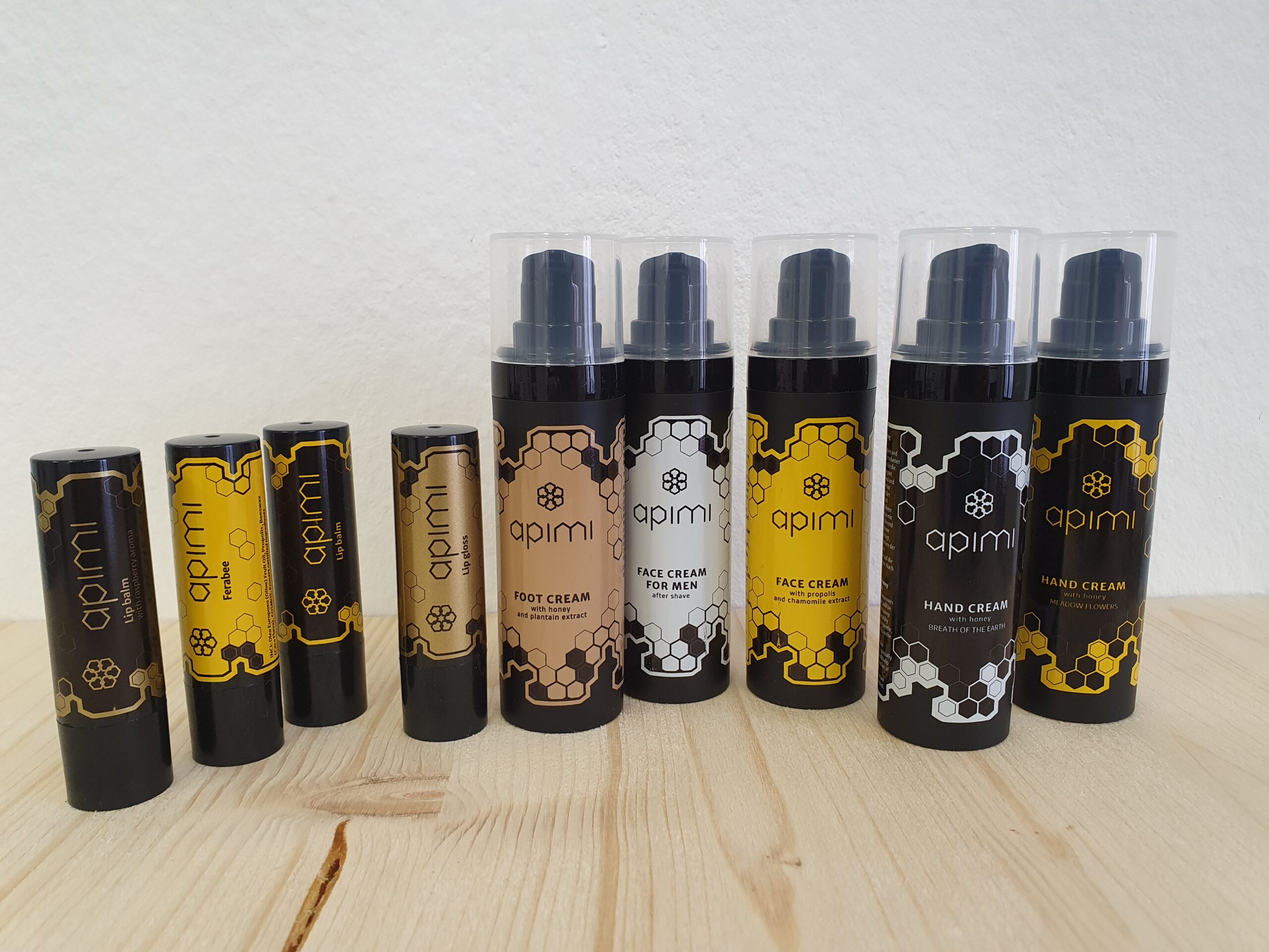 Handcreme Lippenpomade und Fusscreme von Apimi