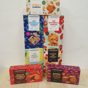 Protein-Cookies und Cookies von The Beginnings